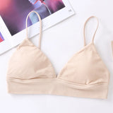 Women'S Underwear Top Bras For Women Sexy Lingerie Wire Free Breathable Bra Push Up Bralette With Pad Vest