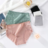 Panties Women Comfortable Underwear Sexy High-Rise Lace Underpants Female Lingerie Big Size Ladies Briefs Underwears