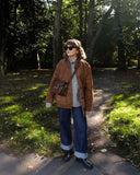 Brown Suede Overshirt- Outfit