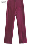 Women's Pants Beige Pencil High Waist Pants For Women Office Casual Elegant Woman Trousers Fashion Streetwear Summer