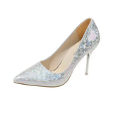 New Fashionable High-Heeled Sandals, Thin High-Heeled Pointed Sexy High-Heeled Shoes, Fashion Large-Size High-Heeled