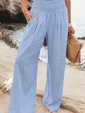 Casual Trousers Style Cotton Distressed For