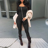 Women Sport Yoga Fitness Jumpsuit Sexy Long sleeves Vest Bodysuit Slim Casual Bodysuit Female One Piece Jumpsuit and
