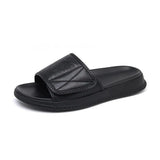 Summer New Leather Sandals Men's Summer Casual Slippers Popular Outside Wear Dual-Purpose Beach Shoes
