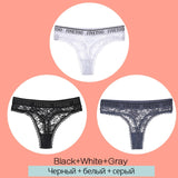 Floral Lace Underpants Women Thong Lingerie Sexy Panties Perspective Underwear Panties Solid Briefs For Female