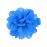 Pcs/lot Chiffon Petals Flower Hair Clips For Baby Girls Solid Hairpins Headdress Barrettes Floral Headwear Hair