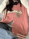 Vintage Embroidery Varsity Jacket- Outfit