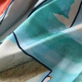 Design Abstract Ink Printed Straight Women Pants Summer Fashion High Waist Wide Leg Loose Spring Casual Trousers For