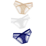Women Lace Panties Seamless Panty Breathable Briefs For Women Hollow Out Low Waist Transparent Underwear Intimates
