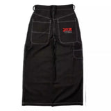 Zingj Pants Men's Loose Wide-Leg Retro Gradient Jeans Men's Tide Card High Street Straight Tube Overs 211-1-Outfit