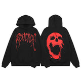 Brand Sweater Keel Smoke Couple Skull Men And Women Loose High Street Pure Cotton