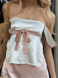 Backless Lace Up Tank Top- Outfit