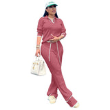 Zingj New Women's Casual Knit Wide-Leg Pants