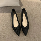Famous Pointy-Headed Solid Single-Shoe Women In The Autumn Of 2025 New Net Red With 100 Single Shoes With Anti-Slip
