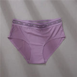 Seamless Women's Panties High Waist Letter Printed Plus Size Briefs Femme Pantys Sexy Lace Underpants For Women