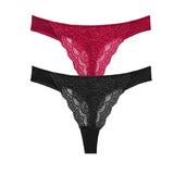 Lace Women's Panties G String Thong Low-Waist Female Underpant Hollow Out Breathable Seamless Underwear Women