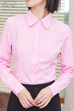 Women Shirts White Shirt Women Long Sleeve Shirts Ladies Tops Pink Shirt Blouse Woman Basic 2023 Fashion Woman Clothing
