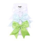 4.52inches Solid Color Bows Hair Clips For Cute Gilrs Handmade Hairpins Barrettes Headwear Kids Hair Accessories