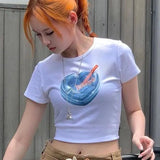 T-shirt Fashion Casual Short-sleeved Summer