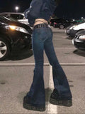 faded low waist vintage flared