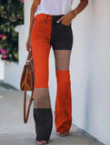 Zingj Style 2024 Imitation Jeans Plus Size Women Casual Pants Thin Pants Women-Outfit