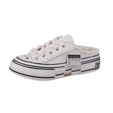 Casual Shoes Women Four Seasons Wear Ins Tide Beggar Shoes Net Red Korean Version Of Student Canvas Shoes Women