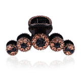 Big Rhinestone Hair Claws Crab Hairpins Crystal Hair Clips Barrettes Ponytail Girls Hair Accessories Ornaments