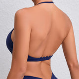 Zingj Shoulder Strap Yoga Top Female Tight Quick-Drying Exercise Yoga Bra Outdoor Running Beautiful Back-Outfit