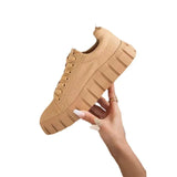 Zingj Size Shoes Women's Platform Casual Flat Shoes Women's Shoes Korean Version Of Fashion Lovers