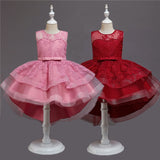Dress Girls New Year Costume Kids Dresses for Girls Ceremony Gown Dress 4-10T Elegant Girl Princess Dress Prom
