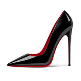 Shoes On The Bed Sex Cannon Shoes Women's Fine Heel 2025 New Autumn Black 10 Cm Sexy Pointed Single