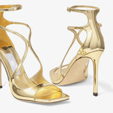 Burst Spring And Summer New Cross-Word Buckle Toe Fine Heel High Heels Jimmy Female