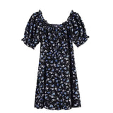 Women Backless Puff Sleeve Sexy Print Elegant All-match Fashion Popular Holiday Simple Harajuku Vintage Casual Cozy