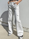 Low Waist Y2K Straight Leg Pants-Outfit