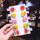 New Girls Cute Cartoon Ice Cream Unicorn Hair Clips Kids Lovely Hairpins Headband Barrettes Fashion Hair