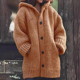 Women's Ebay Long Sweater New Cardigan Hooded Jacket