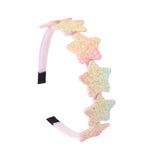 Fashion Girls Glitter Hair Bands Cute Colors Hair Hoop Hairbands Lovely Bow Stars Headbands For Kids Gifts Hair