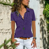 Women's Loose Lapel Long Sleeve