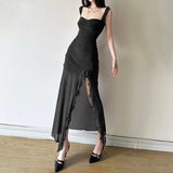 And Summer 2025 New Women's Sexy Slings Open Forked And Hips Long
