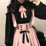 Kawaii Girl Sweet Cute Lolita Hollow Out Shirt Autumn Y2k Aesthetic Lace All Match Blouse Top Women New JK Loose