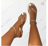 Flat-Soled Sandals Women 2025 Summer New Fashion Jacket Leisure Ebay Beach Women's