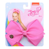 Bows Jojo Siwa Rainbow Printed Knot Ribbon Bow For Girls Handmade Boutique Hair Clip Children Hair