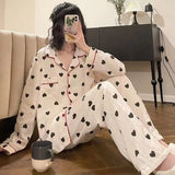 Sets Women Geometric Design Temper Baggy Short Sleeve Cozy Summer Casual Homewear Chic New Simple Fashion Classic Ulzzang 211-1-Outfit