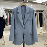 Zingj Jacket Female Spring And Autumn 2024 New Korean Version Temperament Small Academic Wind Loose Casual Yellow Small
