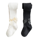 Pcs/Lot 0-10 Yrs Children Spring Autumn Tights Cotton Baby Winter Bowknot Girls Pantyhose Kids Infant Knitted Collant