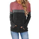 Autumn And Winter New Women's Wear Wish Loose Casual Casual Impact Pocket Splicing