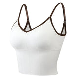 Open Back Tank Top Brassiere Comfortable Seamless Women Bra Wirefree Underwear Padded Lingerie Sexy Backless