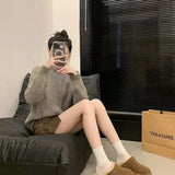 Zingj Shoes Platform And Velvet Head Half Slippers Women Wear 2024 New Winter Birken Wool Snowcotton