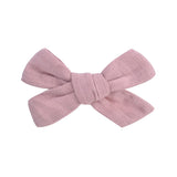 Cotton Linen Leopard Print Hair Bows With Clip For Baby Girls Plaid Hair Clips Barrettes Hairpins Headwear Hair