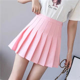 Skirt Short Skirt Woman 2025 New High-Rise Students With Half-Dress Small A-Character Skirt College Style Half